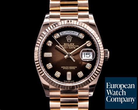 brown face Rolex datejust